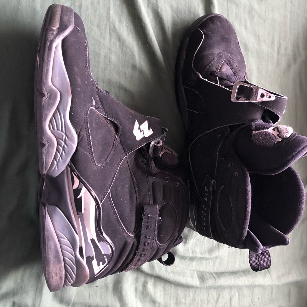 Jordan 8 (black & white) (rare)
